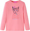 vidaXL-Kindershirt-met-lange-mouwen-kattenprint-92-roze