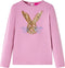 vidaXL-Kindershirt-met-lange-mouwen-konijnenprint-116-rozebruin
