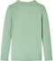 vidaXL-Kindershirt-met-lange-mouwen-lage-col-104-donkermintkleurig