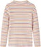 vidaXL-Kindershirt-met-lange-mouwen-lage-col-104-gestreept-ecru