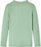 vidaXL-Kindershirt-met-lange-mouwen-lage-col-116-donkermintkleurig