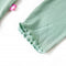 vidaXL-Kindershirt-met-lange-mouwen-lage-col-116-donkermintkleurig