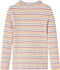 vidaXL-Kindershirt-met-lange-mouwen-lage-col-128-gestreept-ecru
