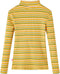 vidaXL-Kindershirt-met-lange-mouwen-lage-col-128-gestreept-okerkleurig