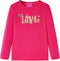 vidaXL-Kindershirt-met-lange-mouwen-love-print-104-felroze