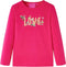 vidaXL-Kindershirt-met-lange-mouwen-love-print-116-felroze