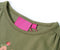 vidaXL-Kindershirt-met-lange-mouwen-love-print-128-kakikleurig