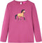 vidaXL-Kindershirt-met-lange-mouwen-paardenprint-92-frambooskleurig