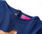 vidaXL-Kindershirt-met-lange-mouwen-paardenprint-92-marineblauw