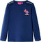 vidaXL-Kindershirt-met-lange-mouwen-paddenstoelenprint-128-marineblauw