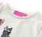 vidaXL-Kindershirt-met-lange-mouwen-pailletten-kat-104-ecru