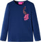 vidaXL-Kindershirt-met-lange-mouwen-pauw-104-marineblauw