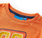 vidaXL-Kindershirt-met-lange-mouwen-racewagenprint-104-donkeroranje