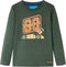 vidaXL-Kindershirt-met-lange-mouwen-racewagenprint-128-donkergroen