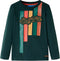 vidaXL-Kindershirt-met-lange-mouwen-racewagenprint-92-donkergroen