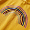 vidaXL-Kindershirt-met-lange-mouwen-regenboogprint-116-okerkleurig