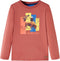 vidaXL-Kindershirt-met-lange-mouwen-rund-en-vogelprint-116-hennakleurig