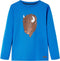 vidaXL-Kindershirt-met-lange-mouwen-runderprint-128-kobaltblauw
