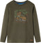 vidaXL-Kindershirt-met-lange-mouwen-terreinwagenprint-128-kakikleurig