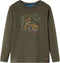 vidaXL-Kindershirt-met-lange-mouwen-terreinwagenprint-140-kakikleurig