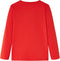 vidaXL-Kindershirt-met-lange-mouwen-tijgerprint-116-rood