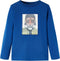 vidaXL-Kindershirt-met-lange-mouwen-tijgerprint-128-donkerblauw