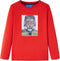 vidaXL-Kindershirt-met-lange-mouwen-tijgerprint-128-rood