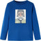 vidaXL-Kindershirt-met-lange-mouwen-tijgerprint-140-donkerblauw
