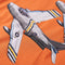 vidaXL-Kindershirt-met-lange-mouwen-vliegtuigprint-116-donkeroranje