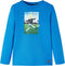 vidaXL-Kindershirt-met-lange-mouwen-voetbalspelerprint-140-kobaltblauw