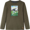 vidaXL-Kindershirt-met-lange-mouwen-voetbalspelerprint-92-kakikleurig