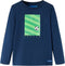 vidaXL-Kindershirt-met-lange-mouwen-voetbalveldprint-140-marineblauw