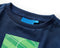 vidaXL-Kindershirt-met-lange-mouwen-voetbalveldprint-140-marineblauw