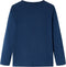 vidaXL-Kindershirt-met-lange-mouwen-voetbalveldprint-140-marineblauw