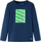 vidaXL-Kindershirt-met-lange-mouwen-voetbalveldprint-92-marineblauw