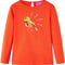 vidaXL-Kindershirt-met-lange-mouwen-vogelprint-140-donkeroranje
