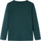 vidaXL-Kindershirt-met-lange-mouwen-winner-print-116-donkergroen