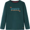 vidaXL-Kindershirt-met-lange-mouwen-winner-print-140-donkergroen