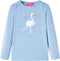 vidaXL-Kindershirt-met-lange-mouwen-zwanenprint-104-lichtblauw