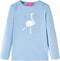 vidaXL-Kindershirt-met-lange-mouwen-zwanenprint-140-lichtblauw
