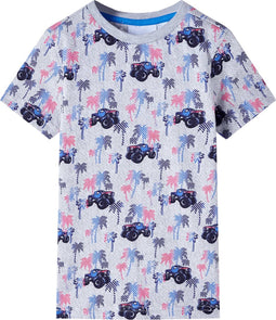vidaXL-Kindershirt-met-monstertruckprint-92-gemêleerd-grijs