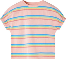 vidaXL-Kindershirt-met-regenboogstrepen-116-perzikkleurig