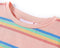 vidaXL-Kindershirt-met-regenboogstrepen-140-perzikkleurig