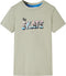 vidaXL-Kindershirt-skateprint-140-lichtkakikleurig