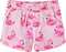 vidaXL-Kindershorts-met-trekkoord-flamingozwembandprint-104-lichtroze