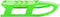 vidaXL - Kinderslee - 102,5x40x23 - cm - polypropeen - groen