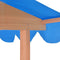 vidaXL Kinderspeelhuis met zandbak UV50 vurenhout blauw
