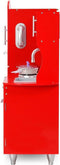vidaXL Kinderspeelkeuken 84x31x89 cm MDF rood