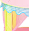 vidaXL Kinderspeeltent 100x100x127 cm roze