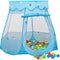 vidaXL Kinderspeeltent 102x102x82 cm blauw